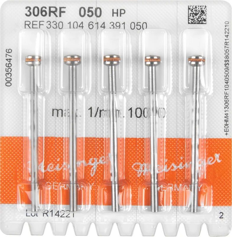 Mandrell 306RF  Packung  5 Stück HP, ISO 050