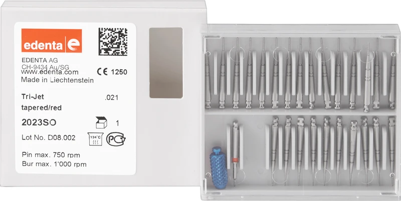 TRI-JET  Sortiment  25 montierte Stifte