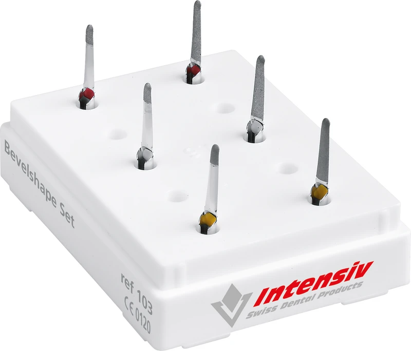 Bevelshape  Set  6 Stück (2 x rot, 2 x weiß, 2 x gelb)