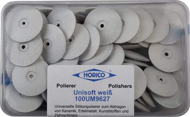 UNISOFT  Packung  100 Stück unmontiert, weiß, Scheibe