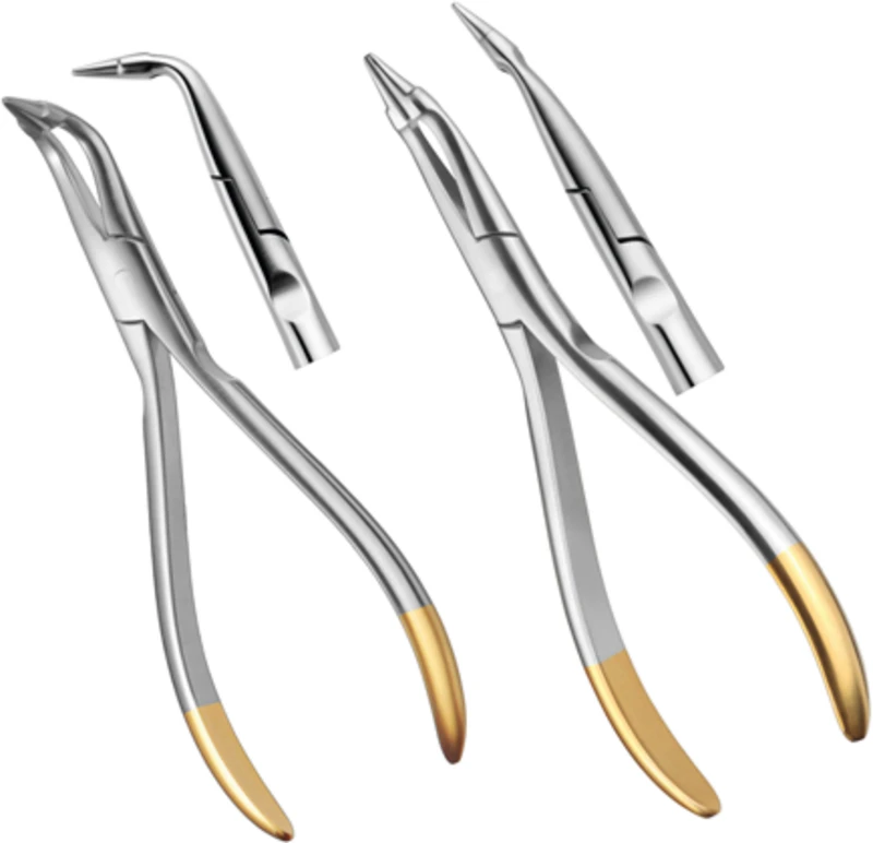 Universalzangen  Set  2 Stück (OK, UK), 15 cm, feine TC Spitzen