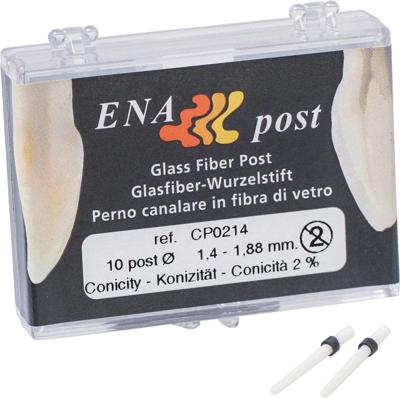 ENA post Wurzelstift 2%  Nachfüllpackung  10 Stück Ø 1,4 - 1,88 mm