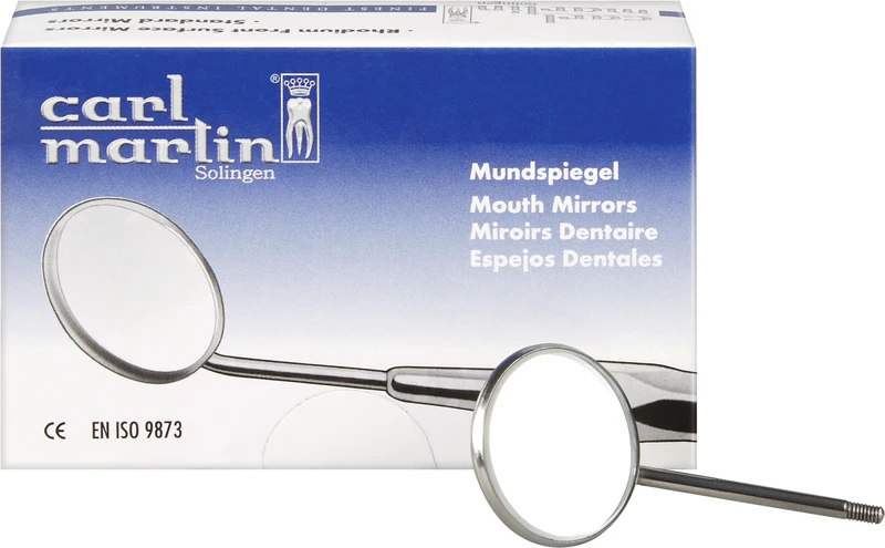 Mundspiegel  Packung  12 Stück Ø 24 mm, plan