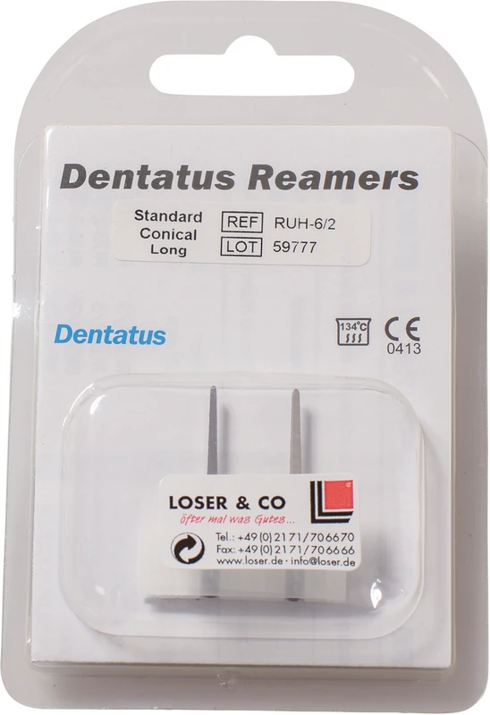 Classic Reamer  Packung  2 Stück 33 mm, lang, konisch, Ø 1,8 mm, Größe L