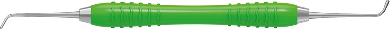 Füllungsinstrument ASH Colori Silikon LS   Stück  mit Silikongriff, grün