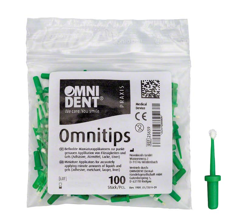 Omnitips  Packung  100 Stück grün