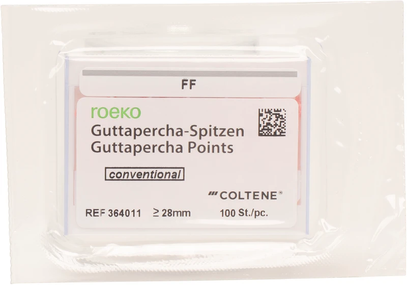 roeko Guttapercha Spitzen conventional  Packung  100 Stück FF