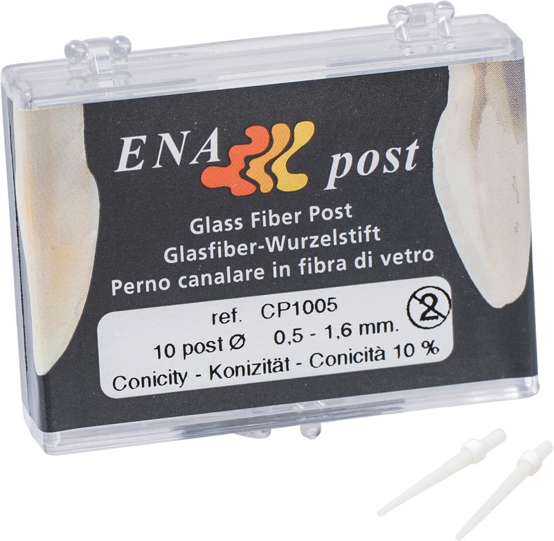 ENA post Wurzelstift 10%  Nachfüllpackung  10 Stück, Ø 0,5 - 1,6 mm