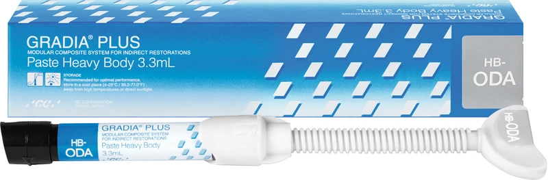 GC GRADIA® PLUS  Spritze  3,3 ml Paste HB-ODA