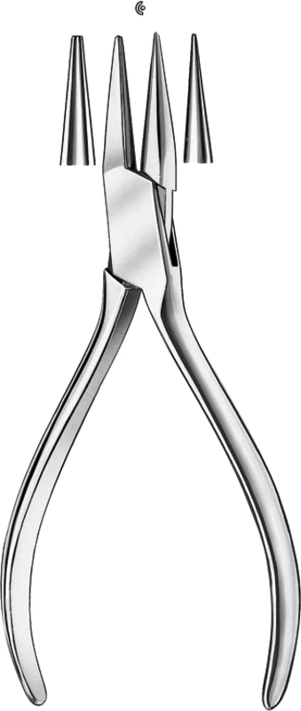 Hohlkehlzange nach Schwarz  Stück  140 mm, RS