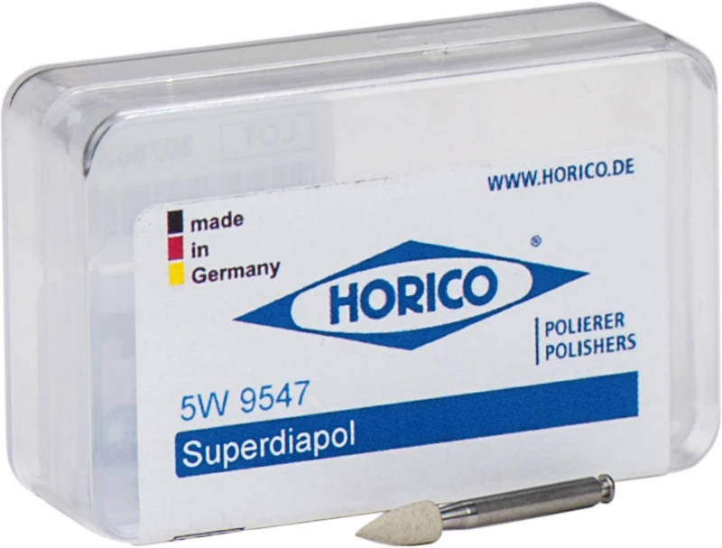 Diamantpolierer 9547  Packung  5 Stück grau, RA, Figur Spitze