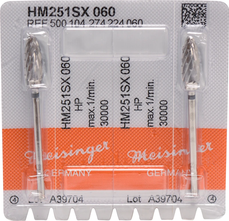 HM-Fräser SX  Packung  2 Stück kreuzverzahnt, schwarz supergrob, HP, Figur 274, 14,4 mm, ISO 060