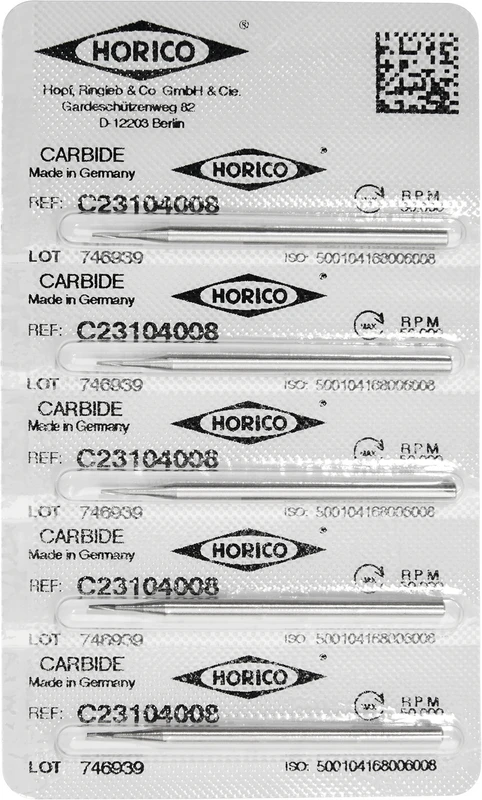HM-Bohrer C23  Packung  5 Stück HP, Figur 168, ISO 008