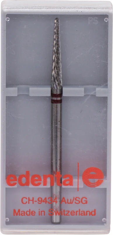 HM-Fräser Schliff 10  Stück  linksschneidend, Kreuzverz., 2 x rot standard, HP, Fi.194, 14 mm, ISO 023