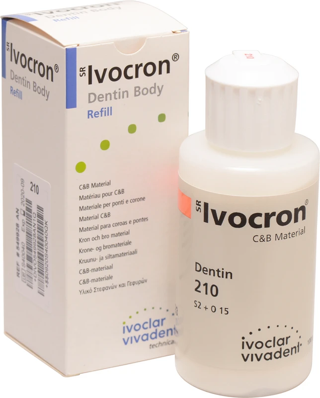 SR Ivocron®  Flasche  100 g Pulver dentin 210\2B