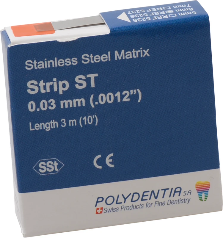 Matrizenband  Packung  3 m Band Breite 6 mm, Stärke 0,03 mm, normal