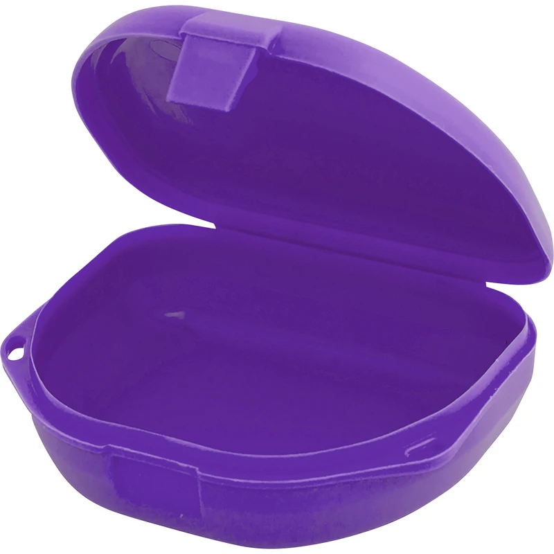 Schienen\Retainerboxen  Packung  12 Stück neonlila