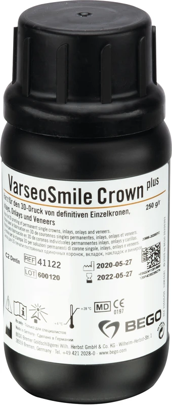 VarseoSmile Crown Plus  Flasche  250 g 385\405 nm, C3