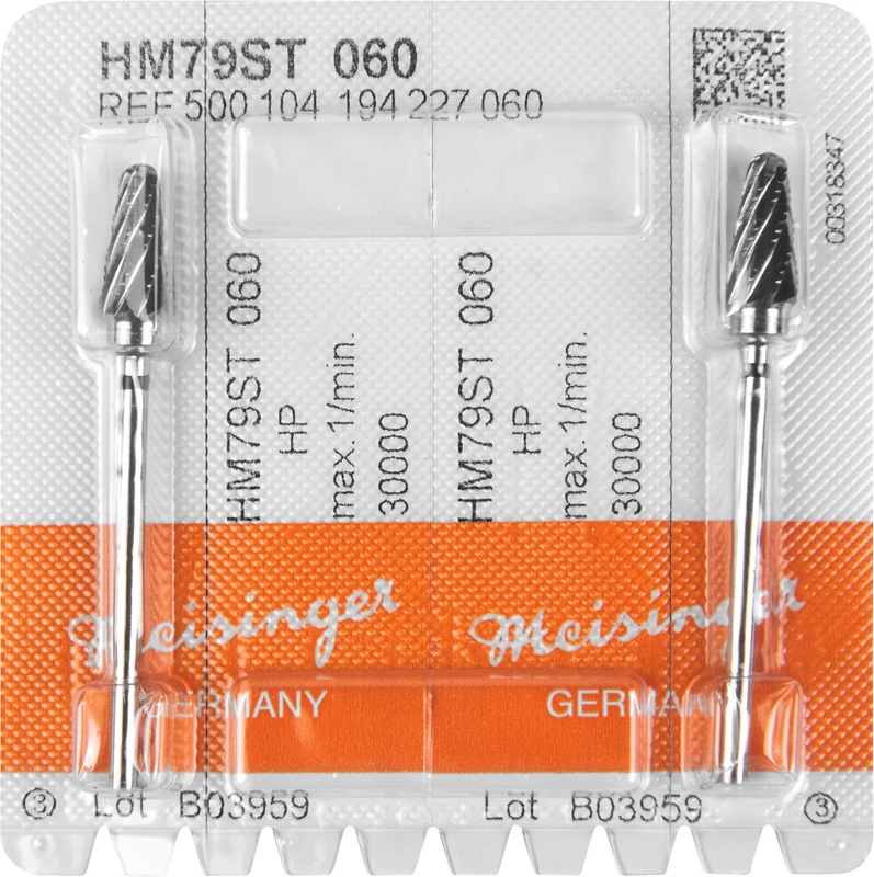 HM-Fräser ST  Packung  2 Stück Spezialverzahnung, schwarz supergrob, HP, Figur 194, 12,7 mm, ISO 060