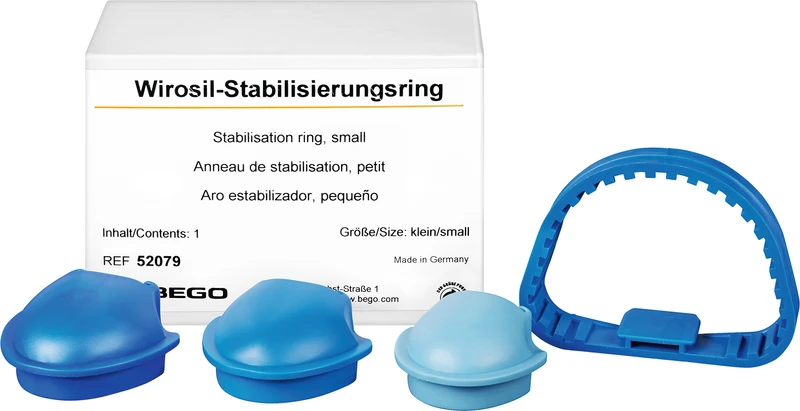 Wirosil®-Dublierküvetten-System  Satz  Stabilisierungsring mit Gaumeneinsätzen, klein