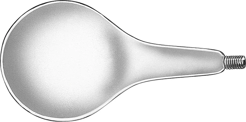 Wangenabhalter nach Hilger  Stück  632A, 4,5 cm, ohne Griff