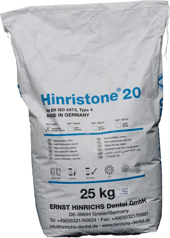 Hinristone® 20  Sack  25 kg goldbraun