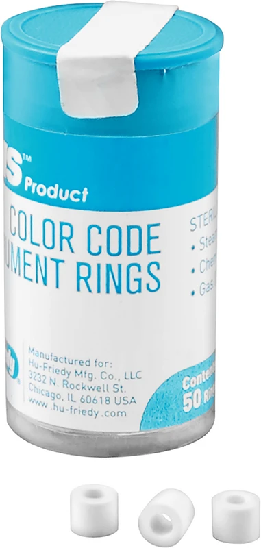 IMS Farbkodierungsringe mini  Packung  50 Stück IMS-1282, weiß
