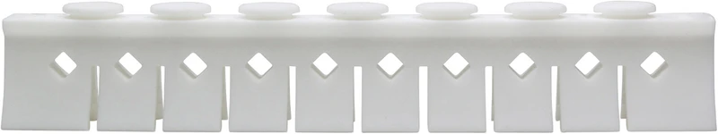 Silikon-Steg Niederhalter  Stück  weiß, für 10 Instrumente, 3029-L+M