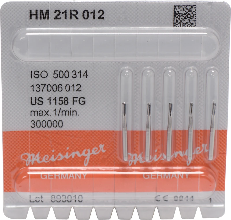 HM-Bohrer 21R  Packung  5 Stück FG, Figur 137 rund, 4,1 mm, ISO 012