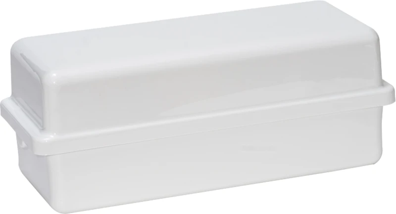 Spender für Patientenumhänge  Stück  Wandspender weiß mit verstärkter Rückwand