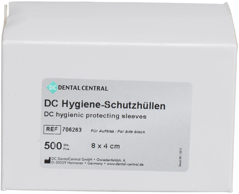DC Hygiene-Schutzhüllen  Rolle  500 Stück 8 x 4 cm