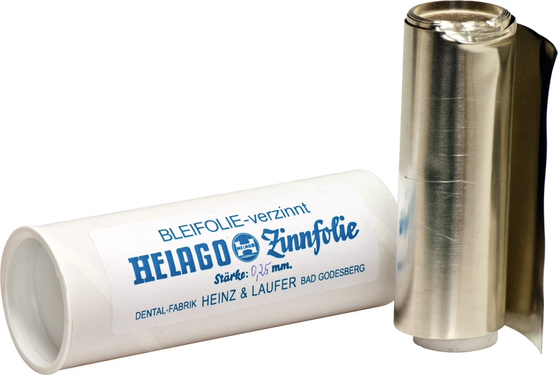 HELAGO Bleifolien verzinnt  Rolle  ca. 150 g, Stärke 0,25 mm