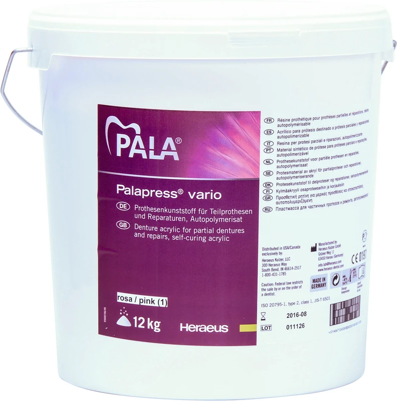 Palapress® vario  Eimer  12 kg Pulver rosa