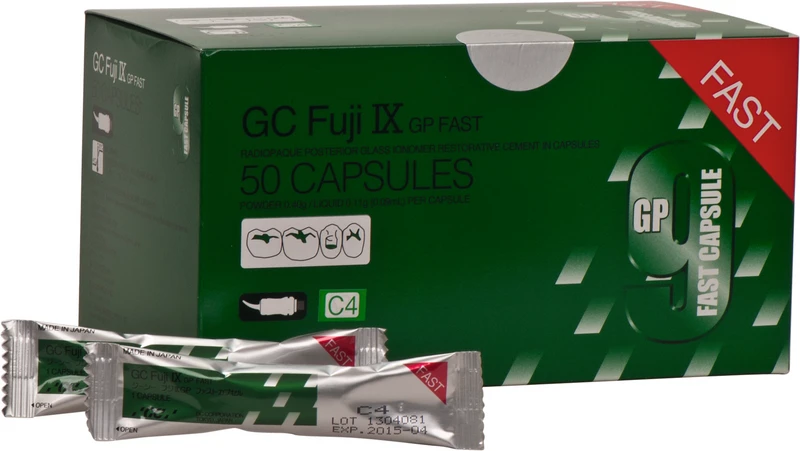 GC Fuji® IX GP  Packung  50 Kapseln C4 schnellhärtend