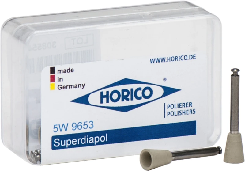 Diamantpolierer 9653  Packung  5 Stück grau, RA, Figur Kelch