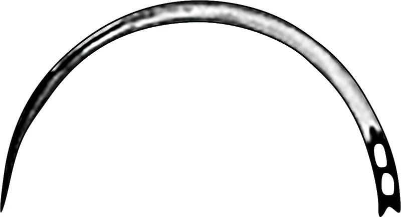 Chirurgische Nähnadeln  Packung  12 Stück Dreieckskörper, gebogen, Figur 13