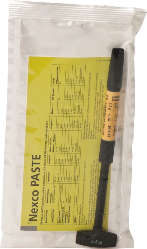 SR Nexco®  Spritze  2,5 g Paste Effekt gelb-orange