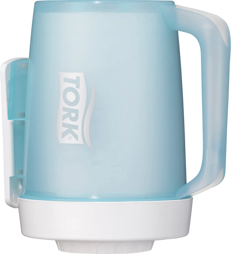 TORK® Innenabrollungsspender Performance  Stück  tragbar, M1 Mini, Kunststoff, weiß\türkis