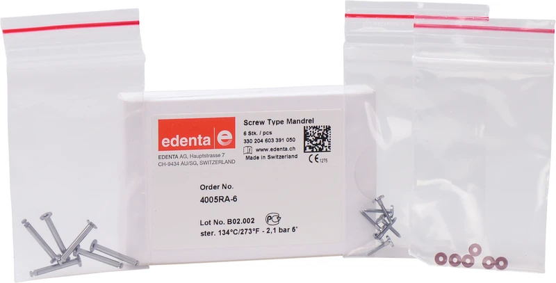 Schraubmandrelle 305RF  Packung  6 Stück RA, 3 mm, ISO 050