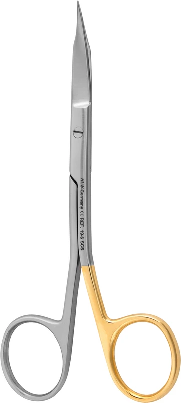 Schere Goldmann-Fox  Stück  19-6SCS, doppelt gebogen, 12,5 cm