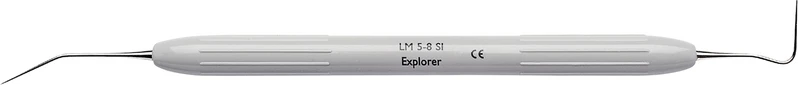 LM Sonden (Explorer)   Stück  Figur 5\8, grau, LM-ErgoNorm Griff