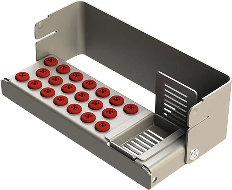 PLUG IN PLUS  Stück  für 20 Instrumente, rot, 11 x 3,5 x 3,4 cm