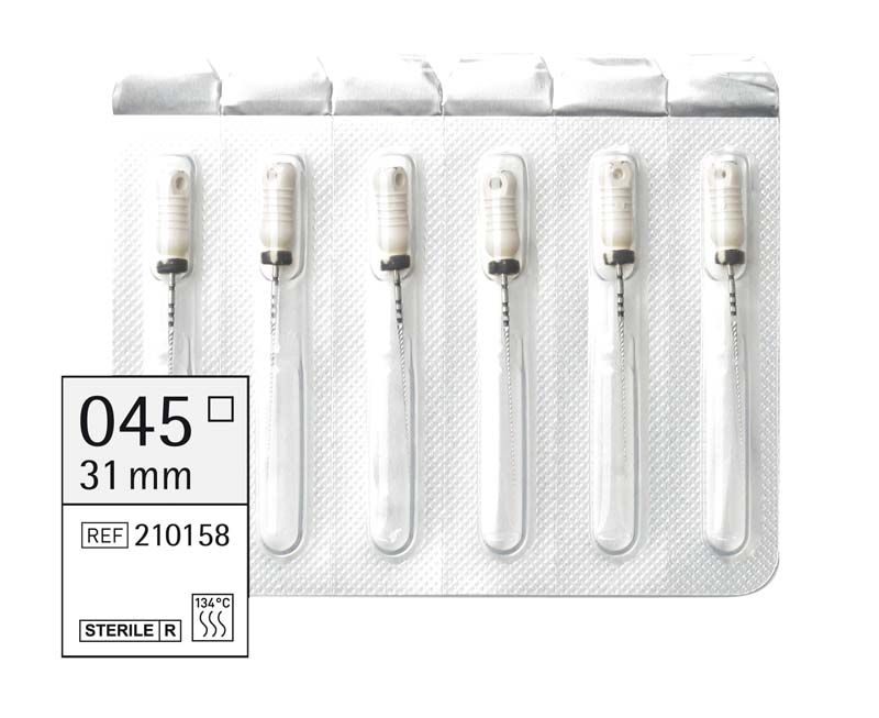 Omni K-Feilen steril  Packung  6 Stück steril, 31 mm, ISO 045