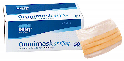 Omnimask antifog  Packung  50 Stück orange mit Gummizug