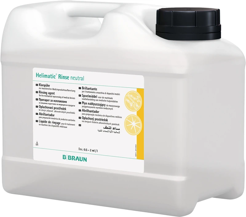 Helimatic® Rinse neutral NF  Kanister  5 Liter Flüssigklarspüler