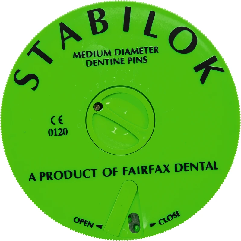 STABILOK  Jumbopackung  5 Vorbohrer, 100 Pins normal, Edelstahl, grün