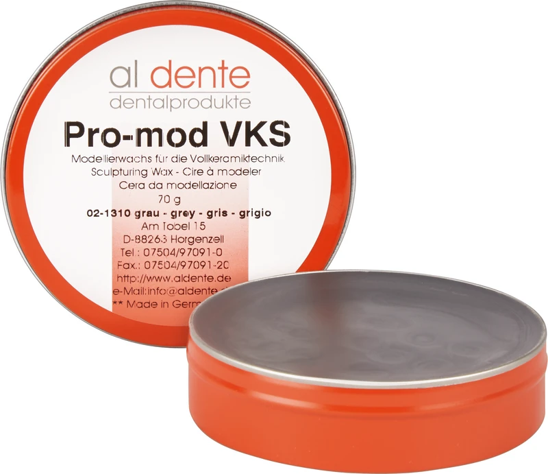 Modellierwachs  Dose  70 g grau VKS