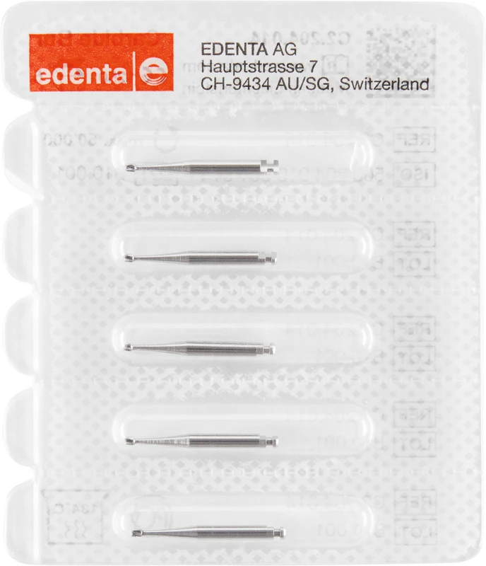 HM-Bohrer C2  Packung  5 Stück RA, Figur 010, 1,4 mm, ISO 014