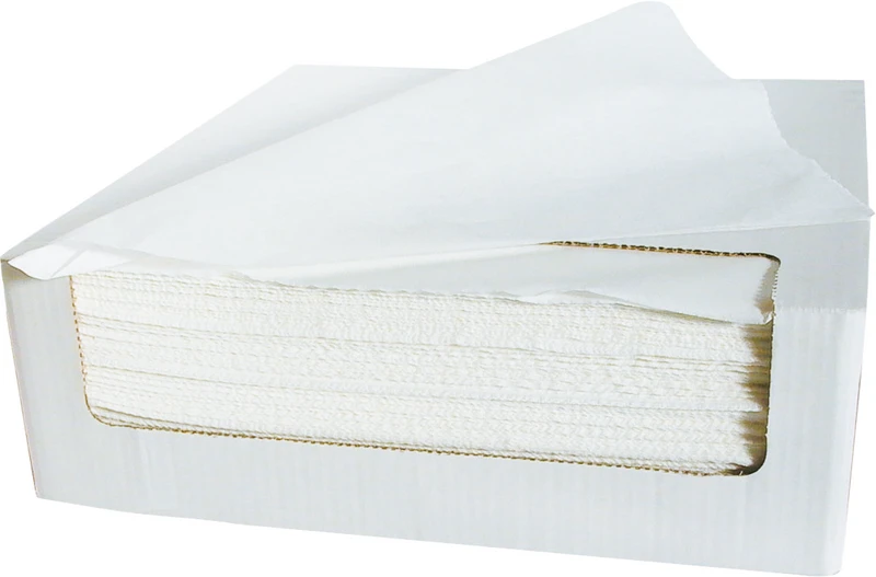 Monoart® Nasskreppservietten  Packung  1.000 Stück weiß, 34 x 38 cm