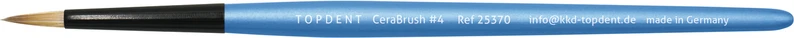 TOPDENT CeraBrush Keramik-Schichtpinsel   Stück  Nr. 4 blau